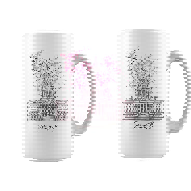 ワシントンdcキャピトルビル桜 コーヒーマグ
