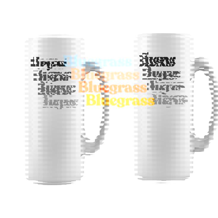 ヴィンテージ 70年代 ブルーグラス タイポグラフィ レトロ バイブ コーヒーマグ