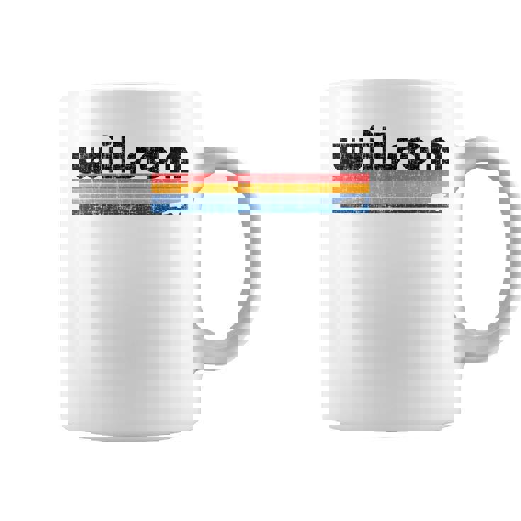 ヴィンテージ 80年代スタイル ウィルソン、ノースカロライナ州 コーヒーマグ