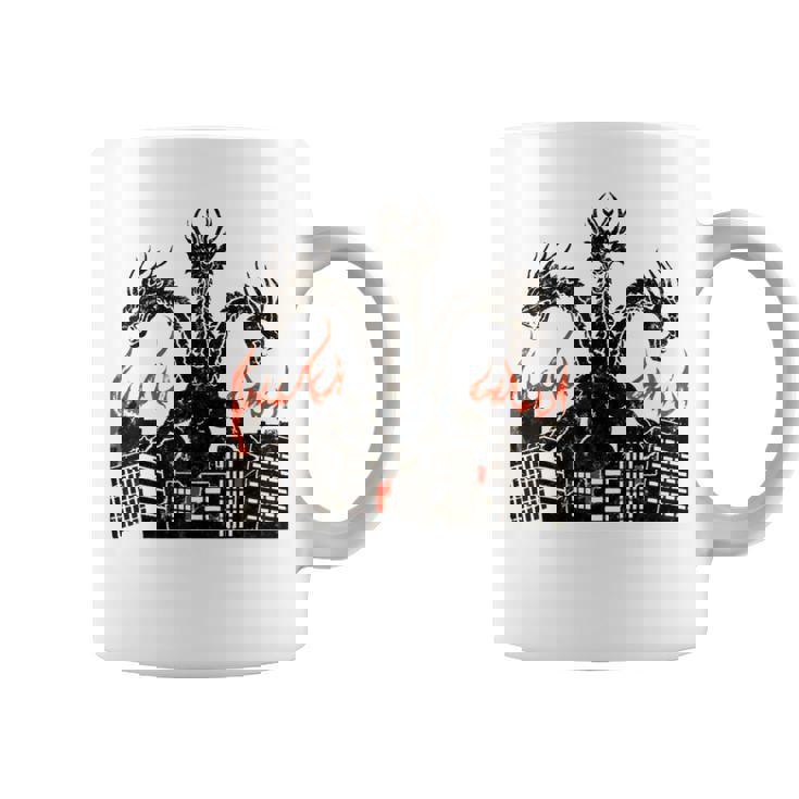 ヴィンテージ ドラゴンキング ギドラ アート サンセット 日本人 キッズ メンズ コーヒーマグ