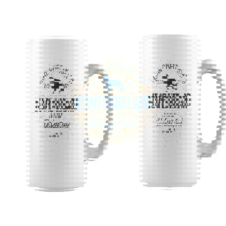 ヴィンテージ ニューファンドランド レトロ コーヒーマグ