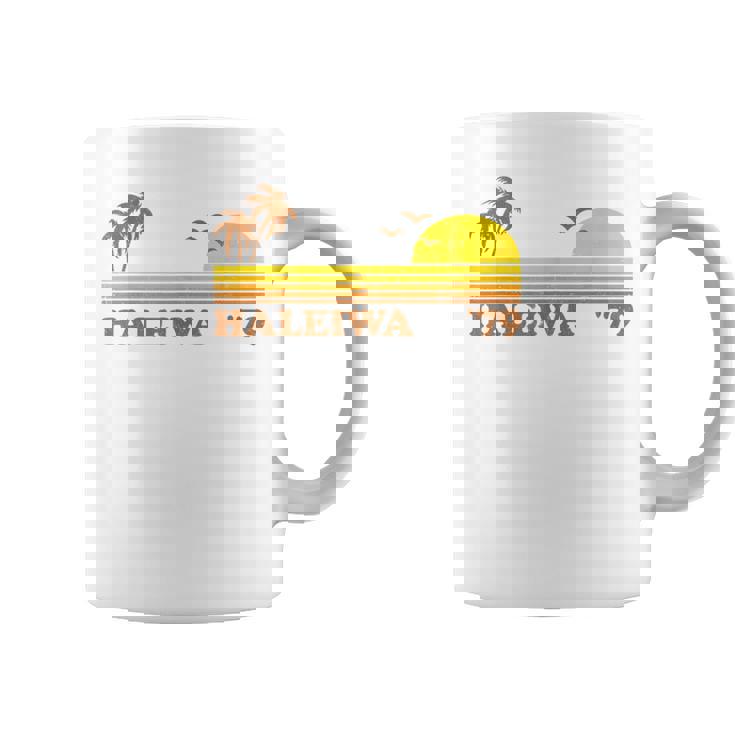 ヴィンテージ ハレイワ ハワイ ノースショア ビーチ レトロ サンセット 70年代 コーヒーマグ