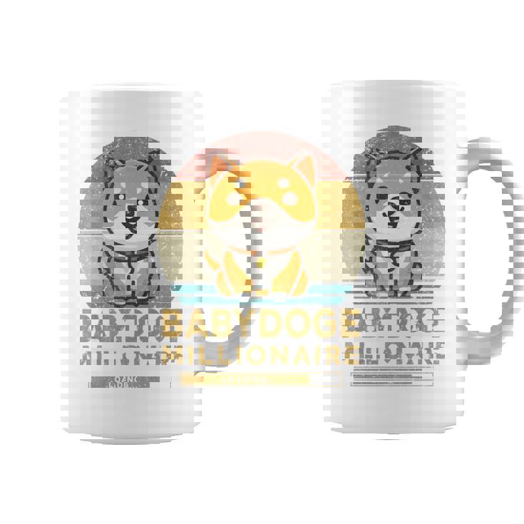 ヴィンテージ 面白い Baby Doge Millionaire Miner Baby Doge 長袖tシャツ コーヒーマグ