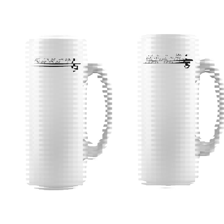 ヴィンテージフェンシング図面、フェンシング剣、レトロフェンサーデザイン。 コーヒーマグ
