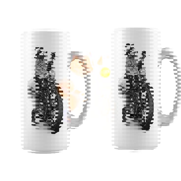 三毛猫 オレンジ猫 ねこ バイク バイカー コーヒーマグ