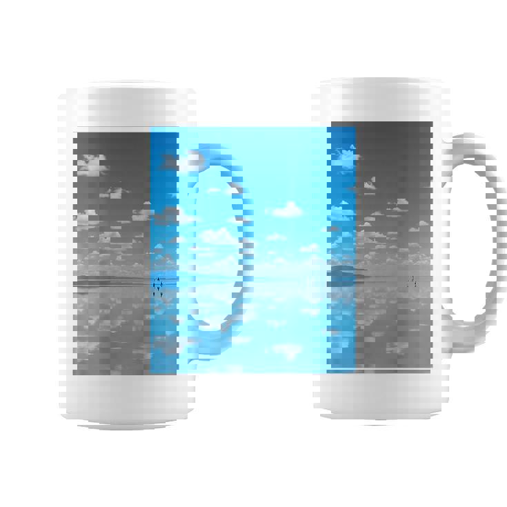 世界一美しい鏡張りの風景 コーヒーマグ