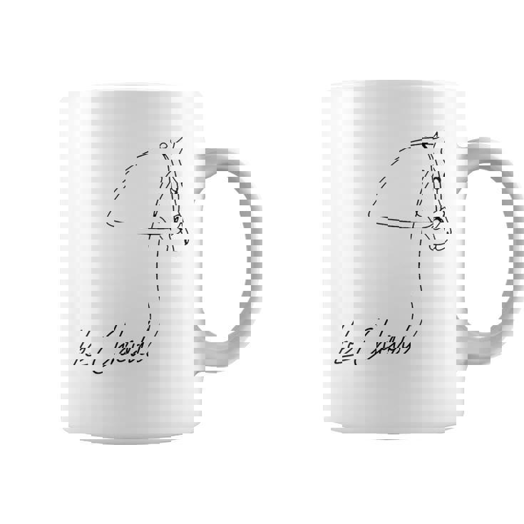 乗馬用シャツ フランス語の言葉 Le Cheval コーヒーマグ