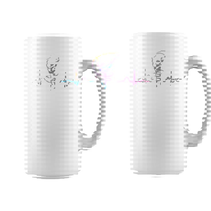 体操 バンド付き ハートビート ガールズ キッズ 新体操 コーヒーマグ