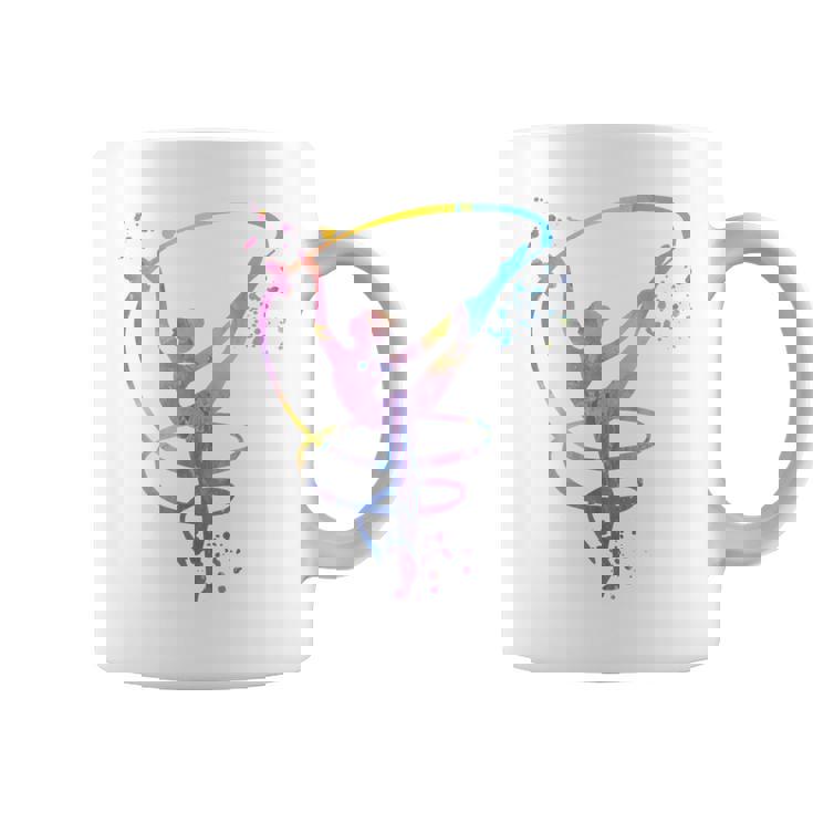 体操選手とバンドガールズ キッズ 新体操 コーヒーマグ