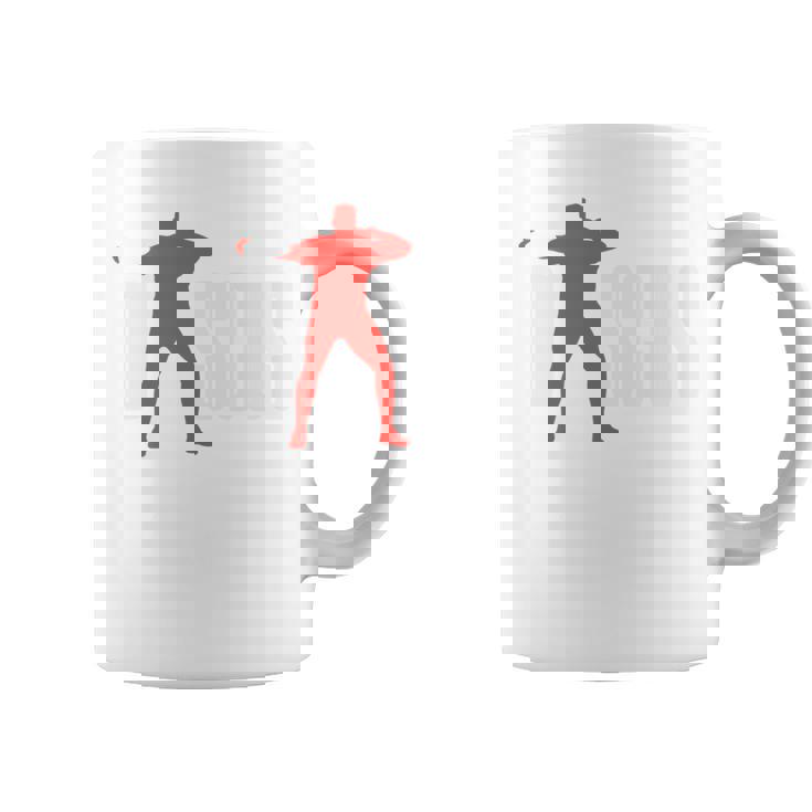 円盤 面白い 円盤投げ 長袖tシャツ コーヒーマグ