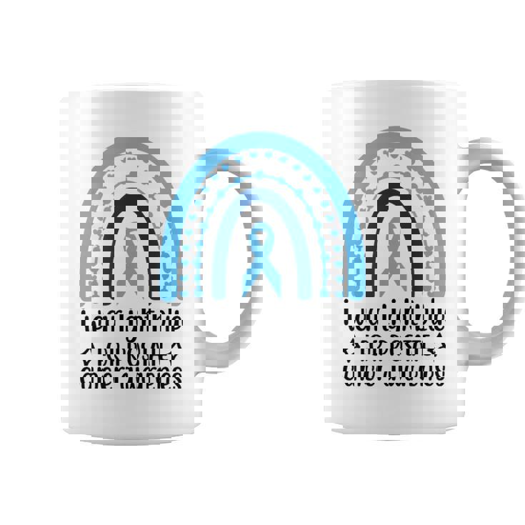 前立腺がん啓発 ライトブルー アーチ コーヒーマグ