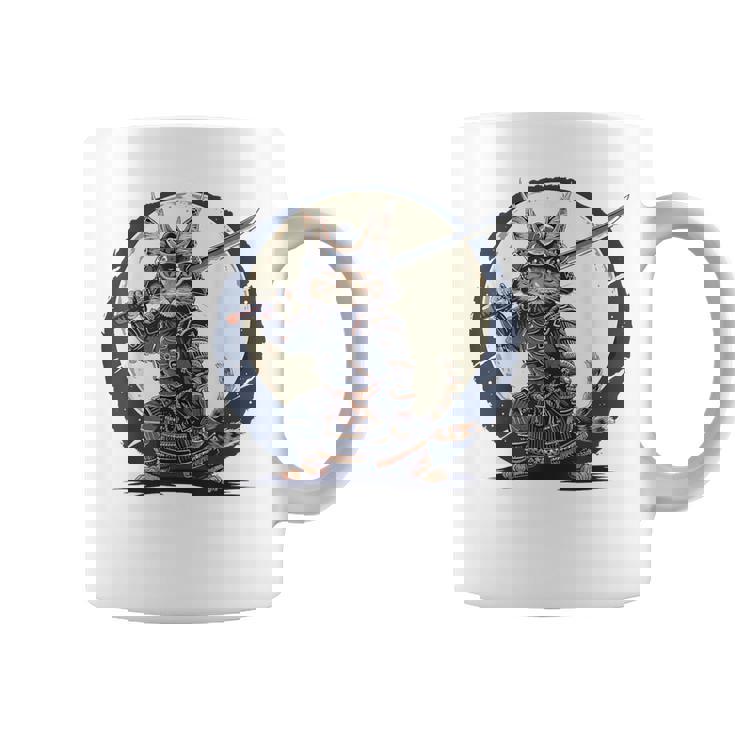 古代忍者猫 日本の子猫 刀猫 サムライキャット コーヒーマグ