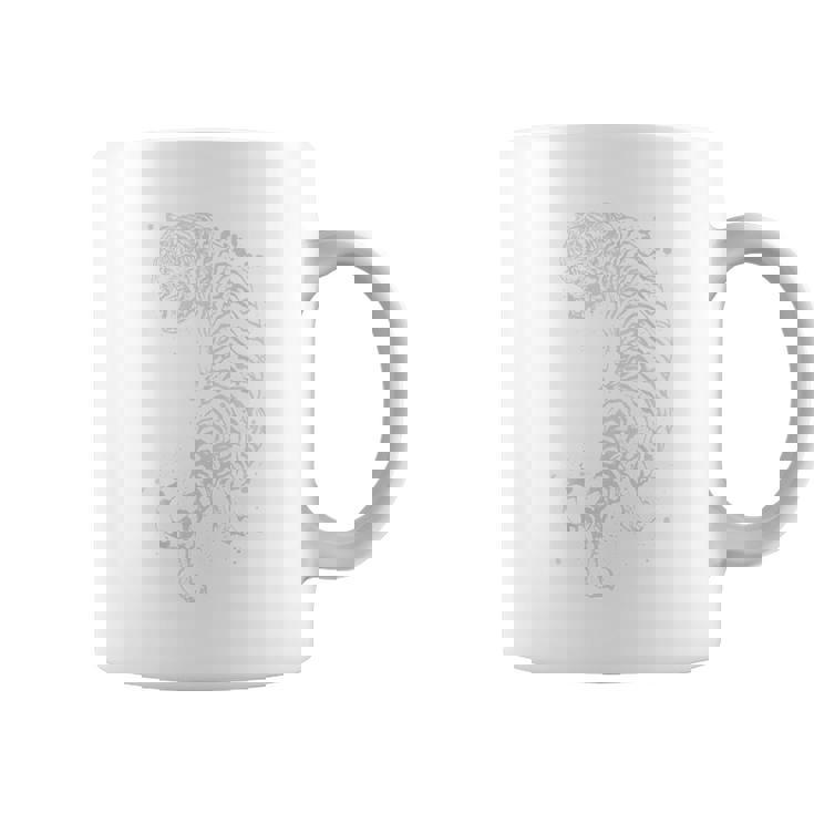 吠える虎 日本の浮世絵スタイル コーヒーマグ