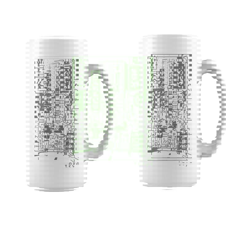 和 ストリート レトロ バイブ 美的 東京 ファッション コーヒーマグ