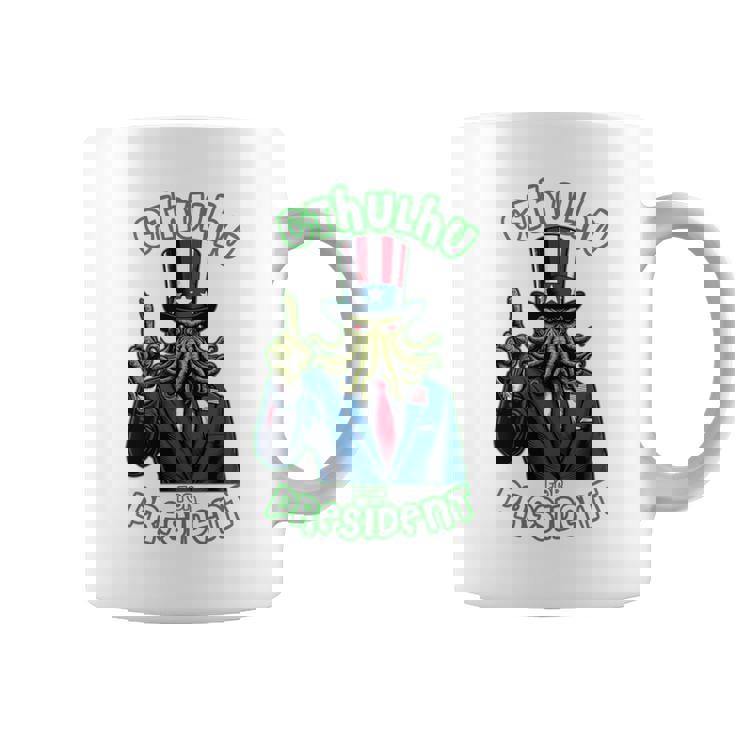 大統領のためのクトゥルフ 長袖tシャツ コーヒーマグ