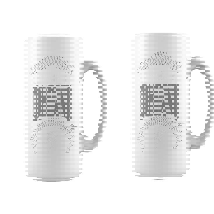 大谷翔平 ロサンゼルス ネーム&ナンバー 表裏 コーヒーマグ