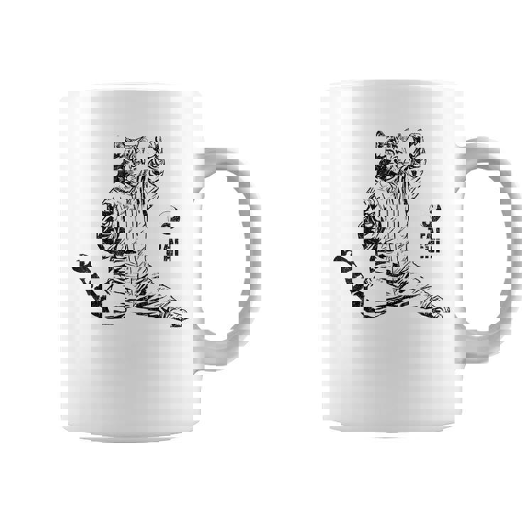 太極拳 猫 格闘技 面白い 猫 格闘 コーヒーマグ