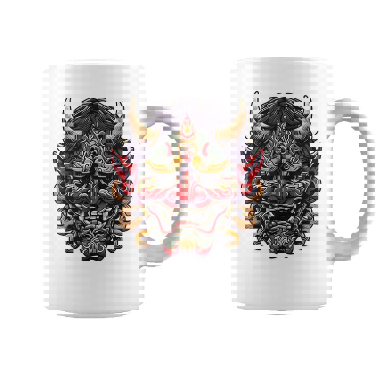 妖怪はにゃおにマスク 日本の悪魔 鬼鬼 鬼 鬼 おにマスク コーヒーマグ