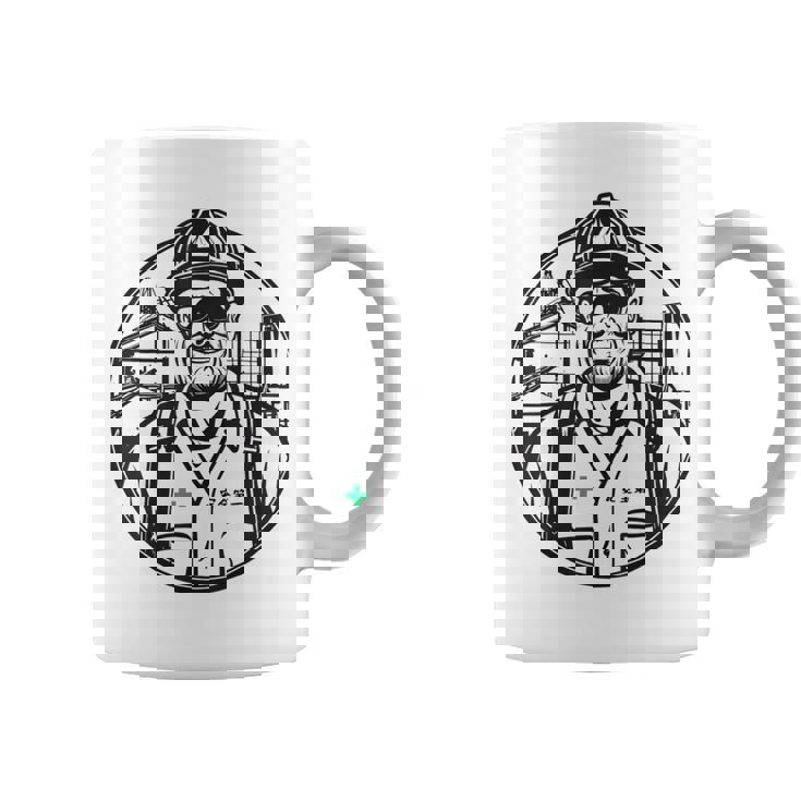 安全に働くおじさん 安全第一 作業員 コーヒーマグ