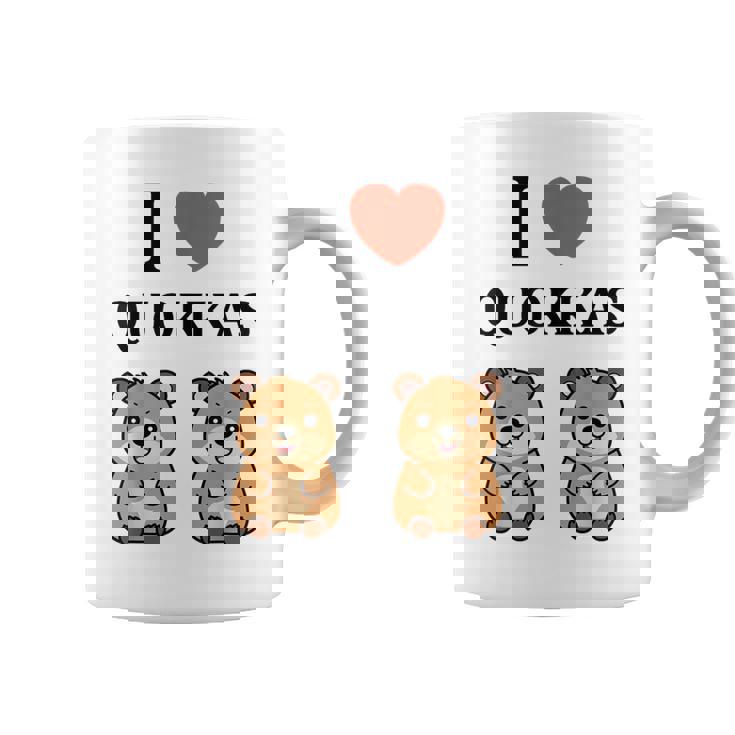 小さな赤ちゃんクオッカのユーモア動物は大好きです私はクオッカが大好きです コーヒーマグ