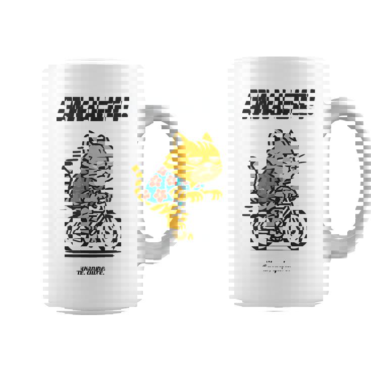 尼崎を走るチャリ猫 コーヒーマグ