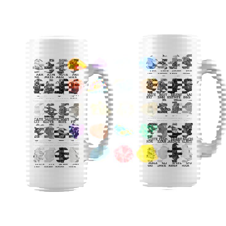 岩石・鉱物の種類 宝石学・地質学 教育 コーヒーマグ