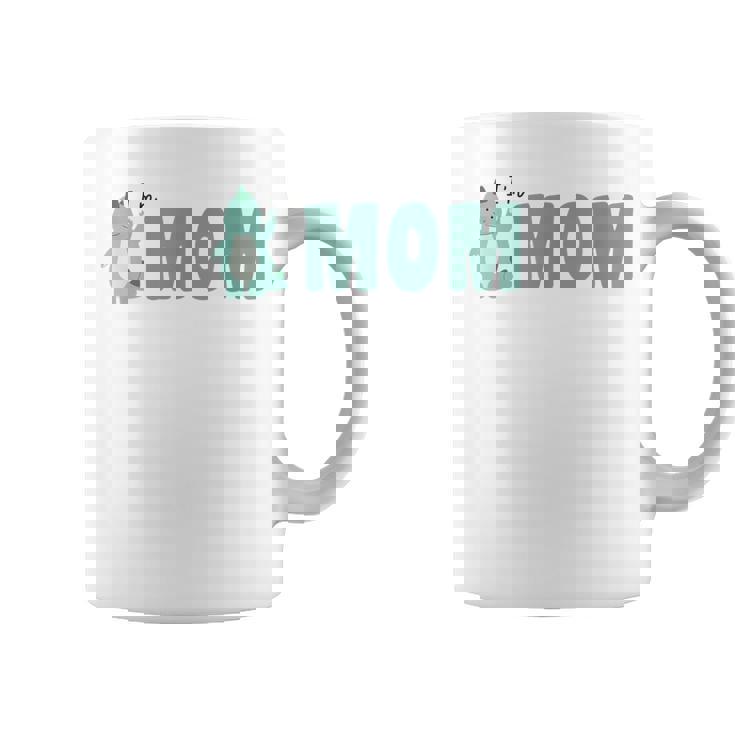 恐竜 かわいい 恐竜好き 家族 お揃い 親子ペア 親子コーデ 家族写真 お母さん 母 はは ママ I'm Mom コーヒーマグ