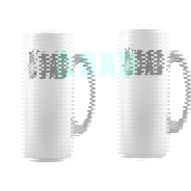 恐竜 かわいい 恐竜好き 家族 お揃い 親子ペア 親子コーデ 家族写真 お父さん 父 パパ I'm Dad コーヒーマグ