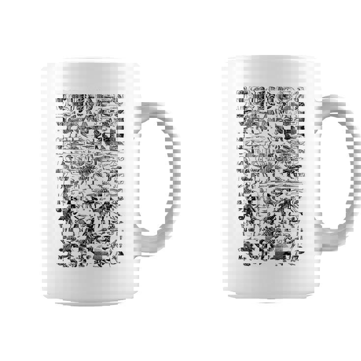 恐竜の化石 T-Rex 古生物学 ヴィンテージ 考古学 ギフト コーヒーマグ