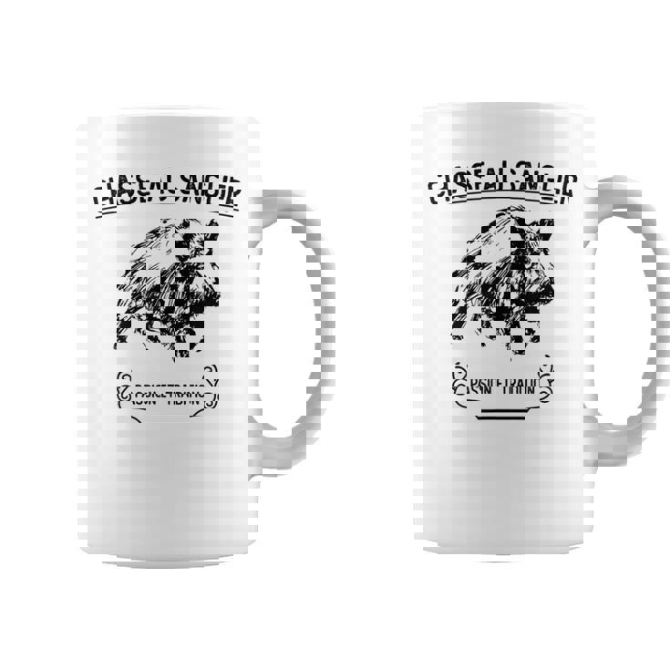 情熱と伝統の猪狩猟 コーヒーマグ