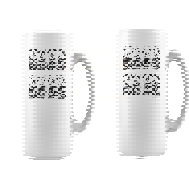 愛らしいパンダ柄かわいい動物デザイン 長袖tシャツ コーヒーマグ