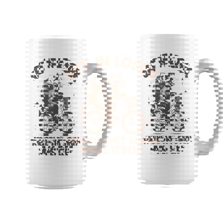 敗者トラブルに巻き込まれてもラクーンポッサムにはならない コーヒーマグ