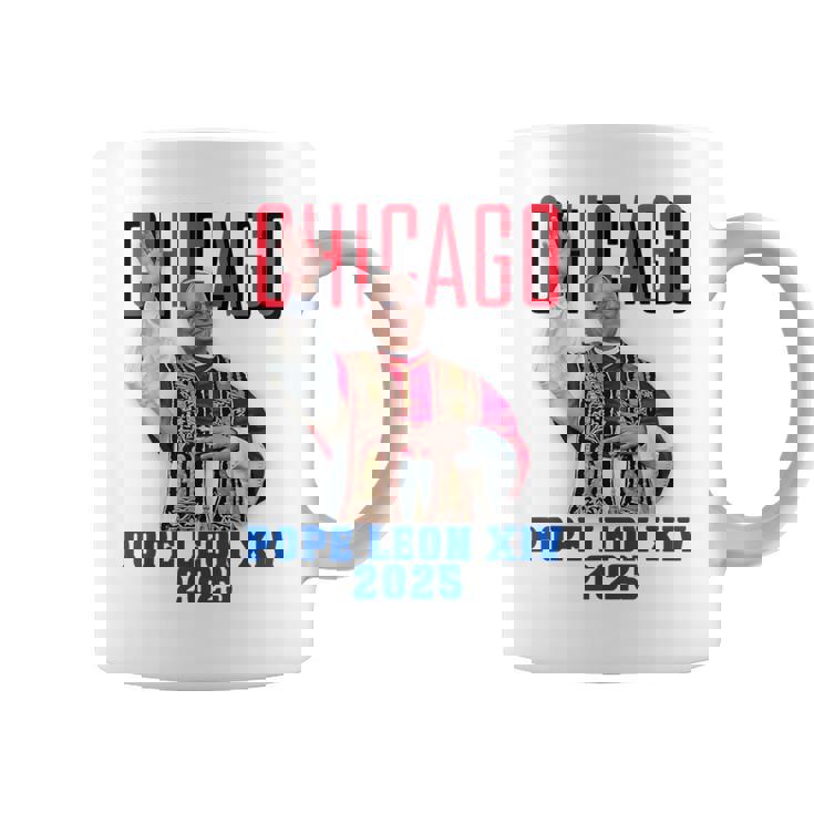 教皇レオンxiv 2025 – シカゴ初のアメリカ教皇デザイン コーヒーマグ