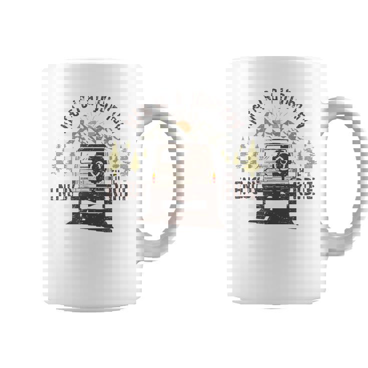 旅 おもしろ キャンプ 楽しい 登山 アウトドア キャンピングカー 人生は旅だ コーヒーマグ