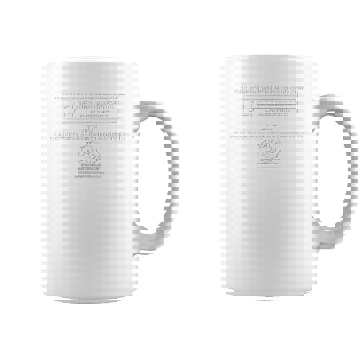 映画定格「G」タイトルスクリーンレトロvhsカスタムデザイン。 コーヒーマグ