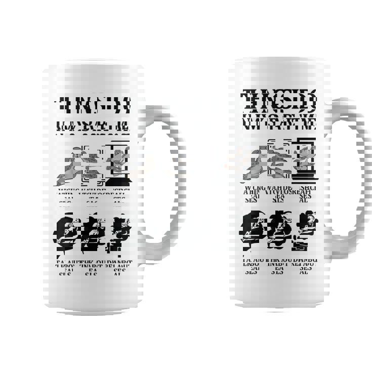 暇つぶし アザラシ 海 シーライフ かわいい 海 動物好き コーヒーマグ