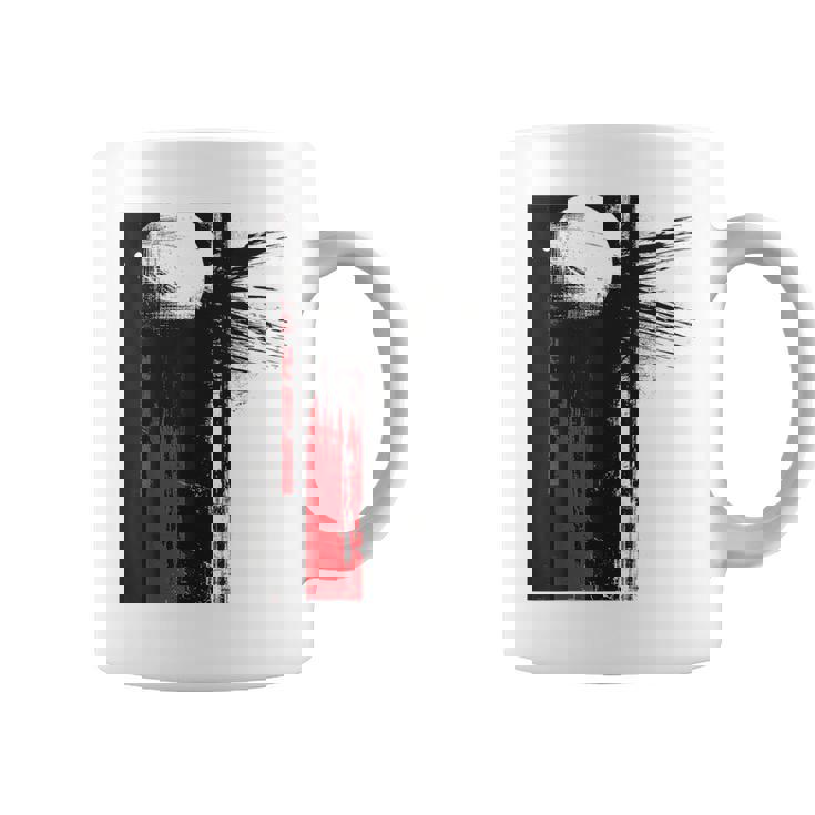 月 抽象 モチーフ 描画 アートワーク 絵画 月 コーヒーマグ