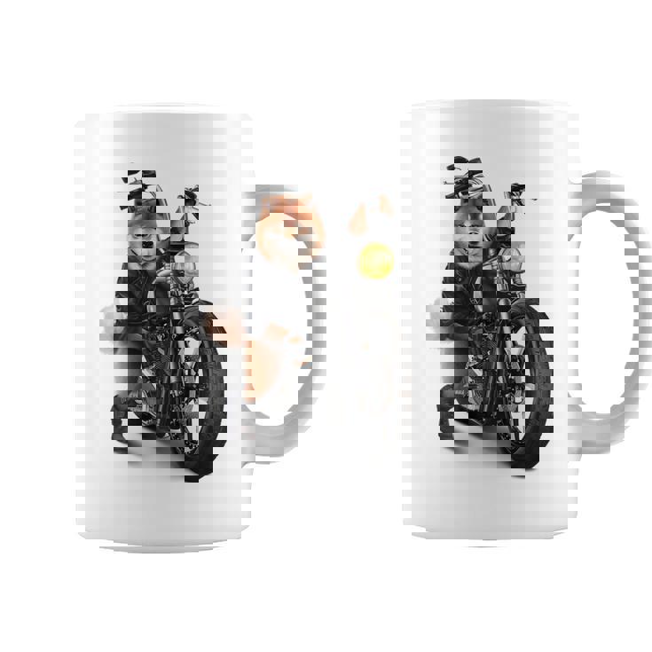 柴犬 いばけん 犬 バイク バイカー コーヒーマグ