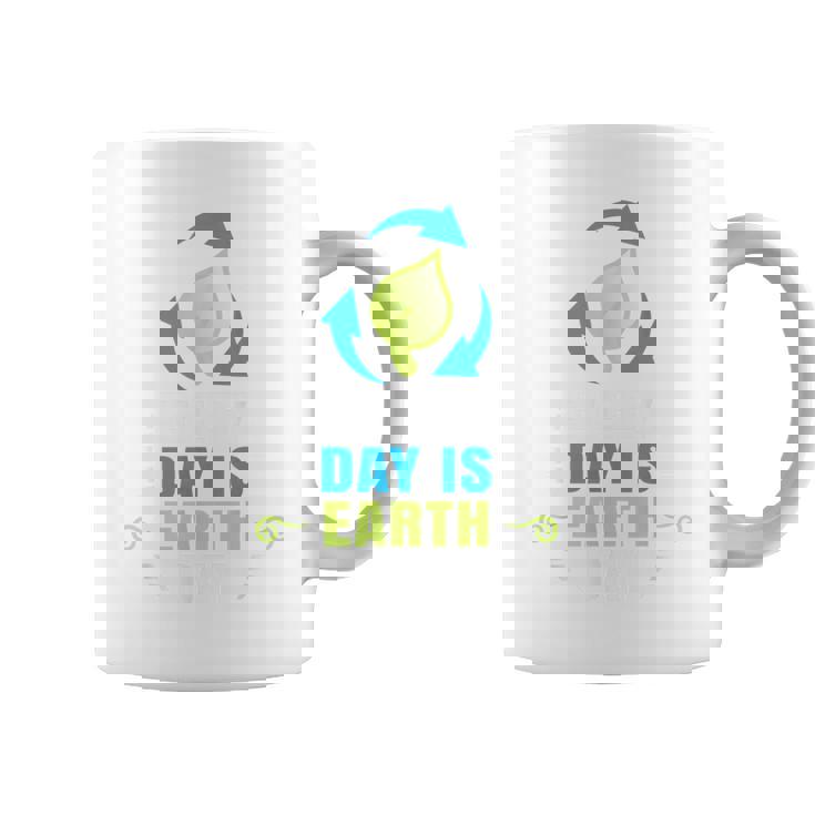 毎日のハッピーアースデイtシャツはアースデイのリサイクルです コーヒーマグ