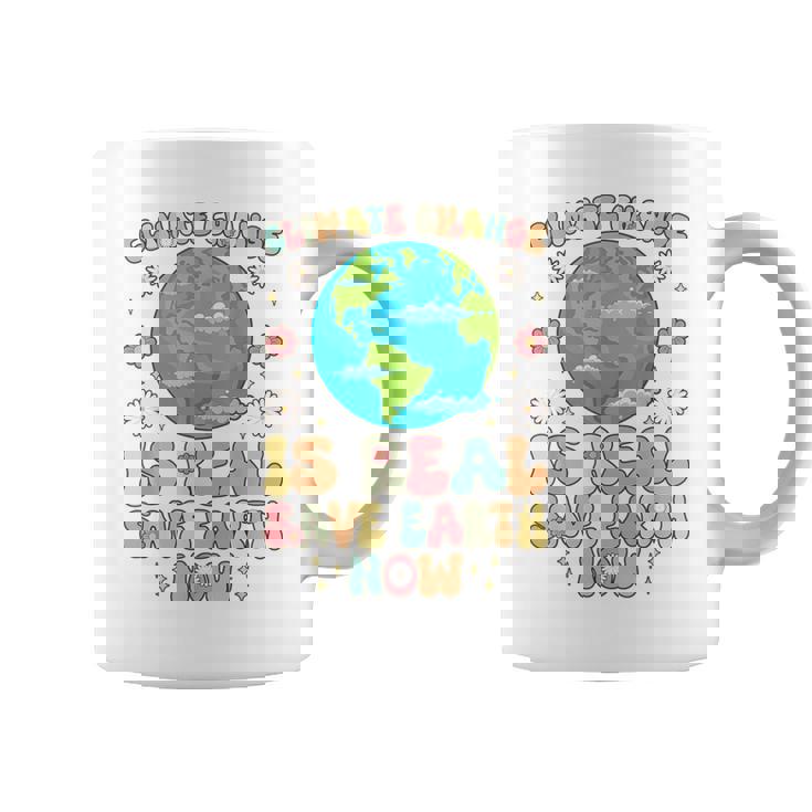 気候変動は本当の地球を救う地球の日 コーヒーマグ