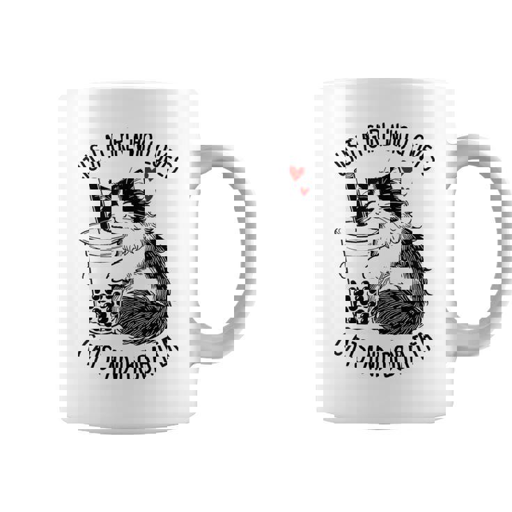 猫が大好きな女の子とボバティーラグドール猫好き コーヒーマグ