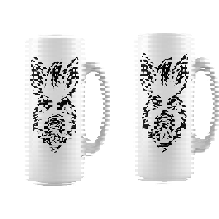 獣 小さなイノシシ 動物 かわいい シンプル ユーモア イノシシ コーヒーマグ