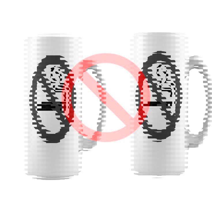 禁煙シンボル ノベルティ 禁煙サイン コーヒーマグ