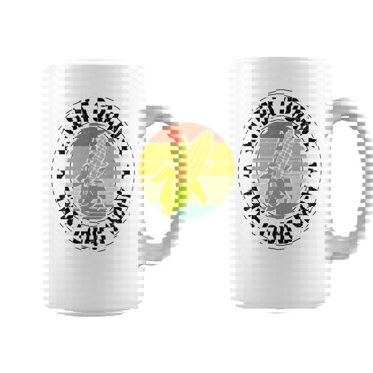 私はトウモロコシを食べます コーヒーマグ