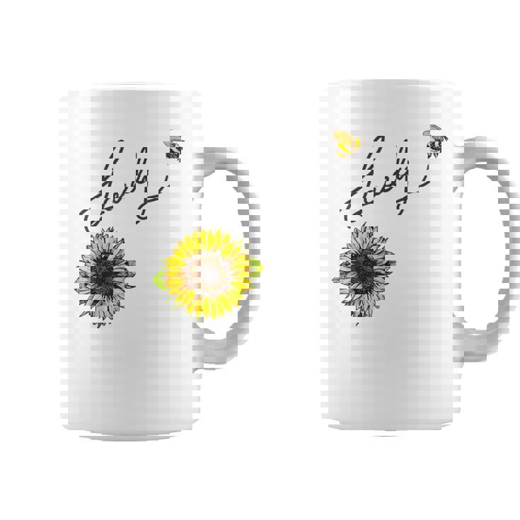 秋のひまわり マルハナバチ 面白いひまわり蜂 秋の愛 コーヒーマグ