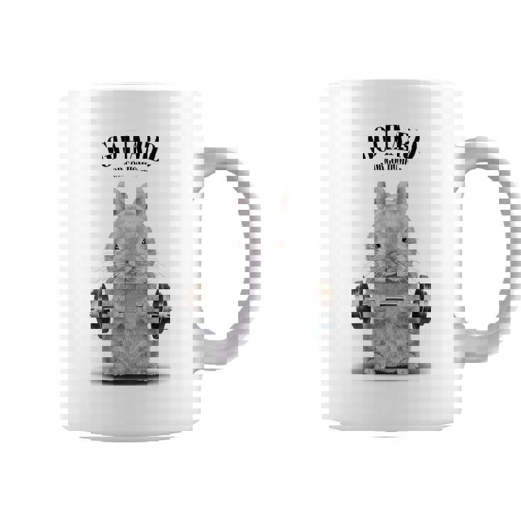 筋トレ ジム やる気がないなら家に帰れ ネザーランドドワーフ ウサギ ホワイト コーヒーマグ