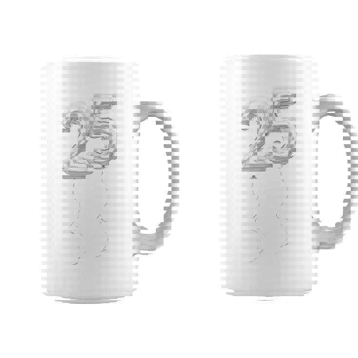 結婚25周年記念バルーン No コーヒーマグ