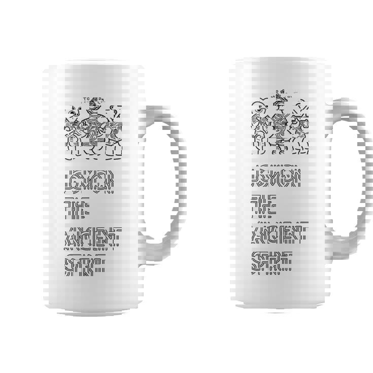 縄文・古来の精神。Tomodachi 土偶 遮光器土偶 ハート形土偶 仮面の女神 宇宙人 はにわ シュール シンプル コーヒーマグ