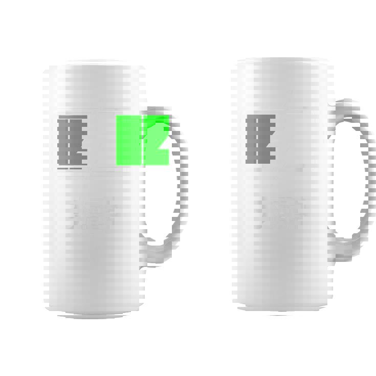 背中【充電中】電池 バッテリー おもしろ 面白い ギャグ ネタ ウケ狙い 笑える ユーモア おバカな 個性的な コーヒーマグ