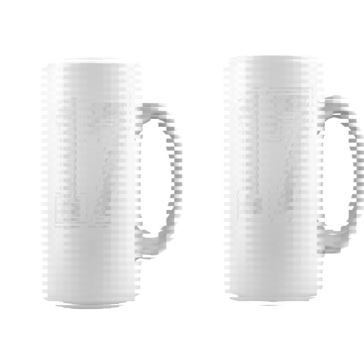 背面に17番。 コーヒーマグ